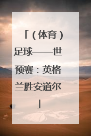 （体育）足球——世预赛：英格兰胜安道尔
