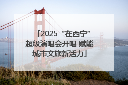 2025“在西宁”超级演唱会开唱 赋能城市文旅新活力