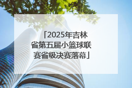2025年吉林省第五届小篮球联赛省级决赛落幕