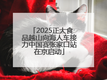 2025正大食品越山向海人车接力中国赛张家口站在京启动
